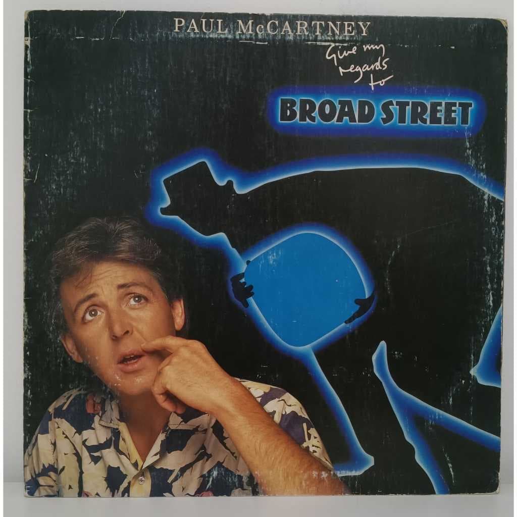 LP Paul McCartney - Give My Regards To Broad Street - nacional com encarte