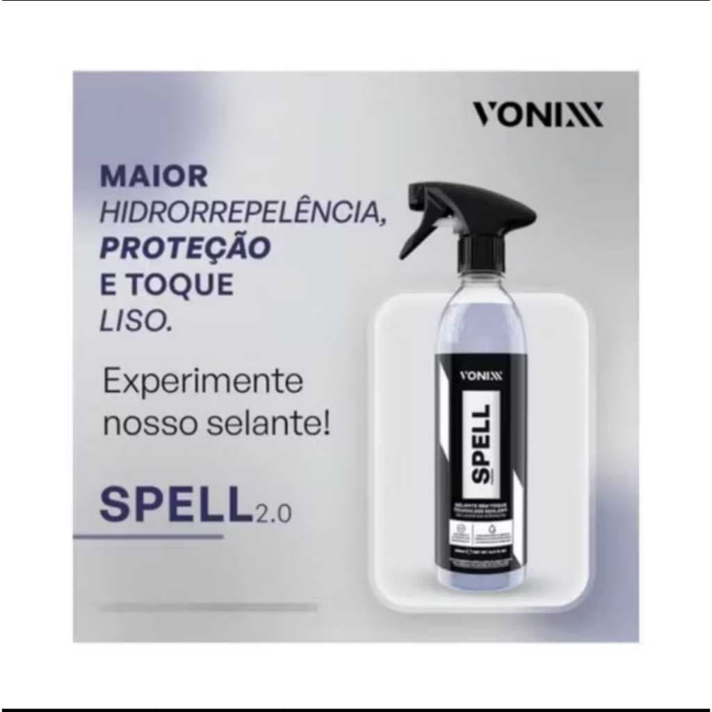 Spell 2.0 Glass Coating Selante sem Toque Vonixx 500ml
