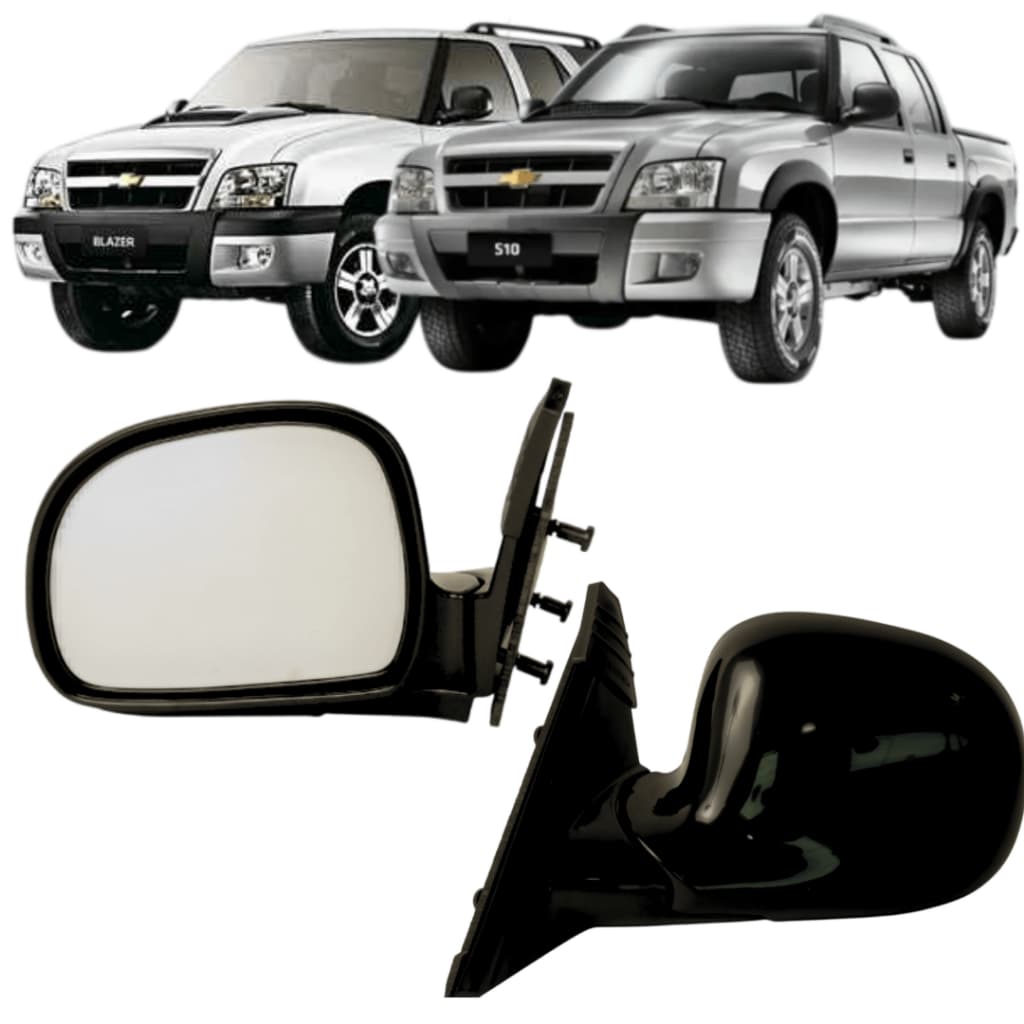 Retrovisor S10 1995 1996 1997 1998 1999 2000 A 2011 FIXO