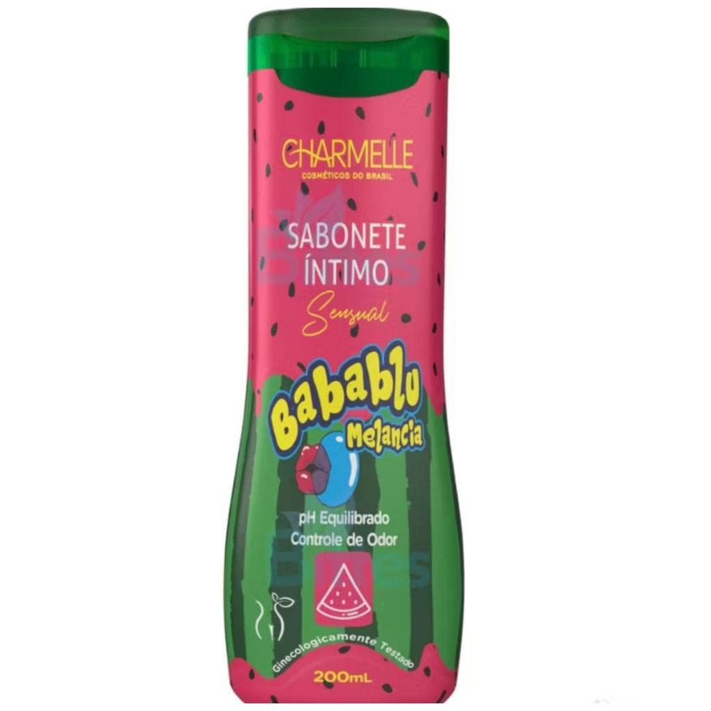 Sabonete Intimo Babablu Melancia, Morango e Maçã Verde 200ml