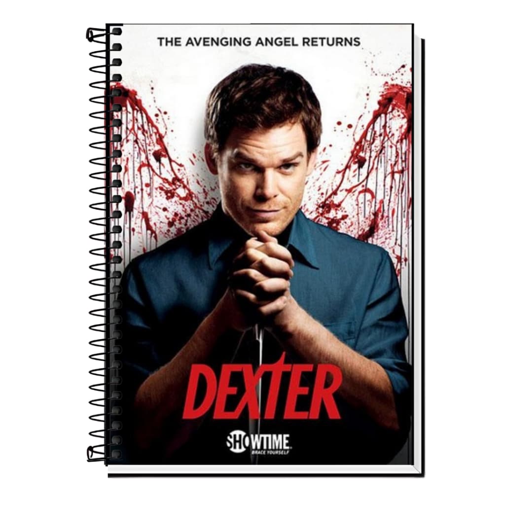 Caderno Universitário Capa Dura - Dexter 1, 10, 15 e 20 Matérias Universitário.
