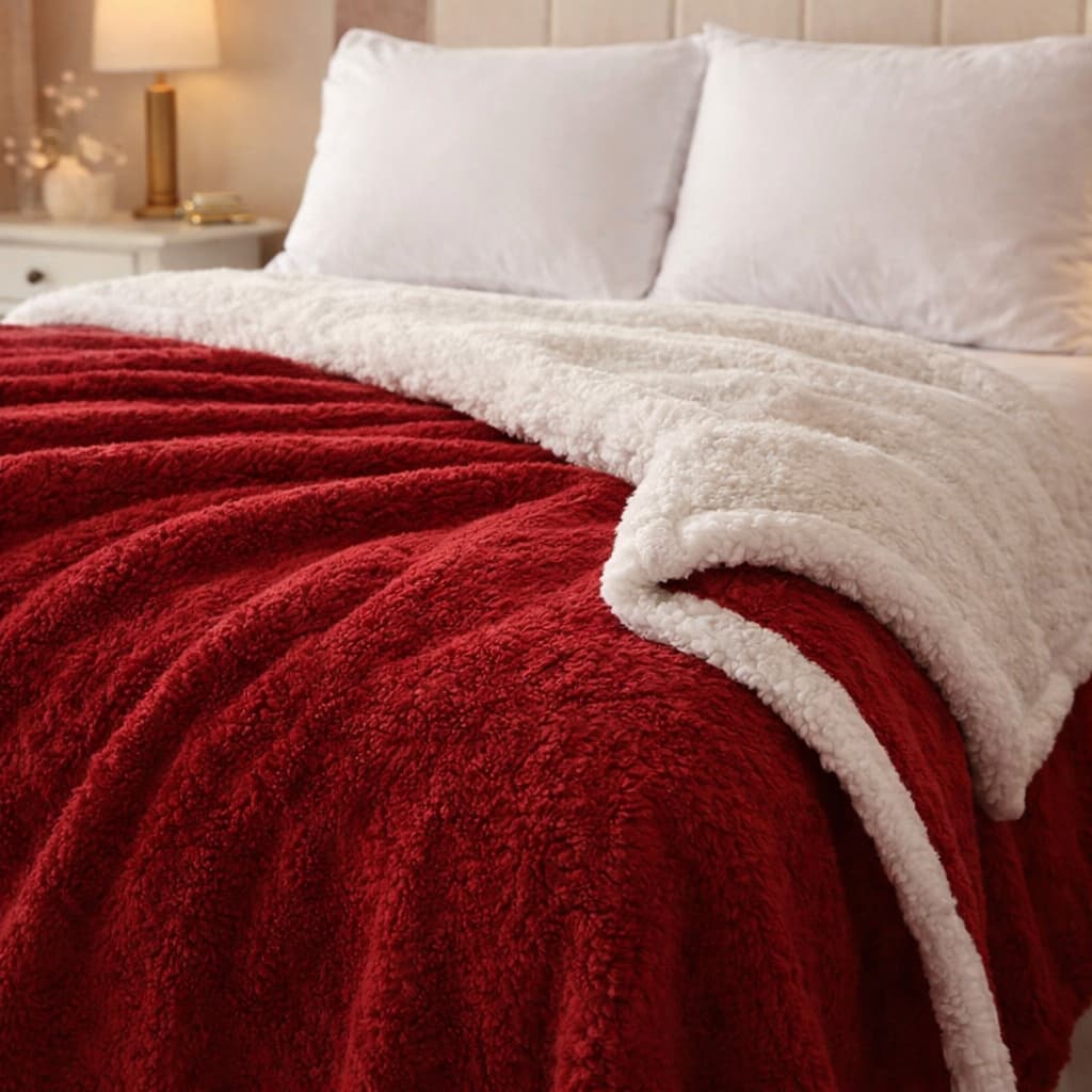 Manta Elegance Touch Com Sherpa Dupla Face