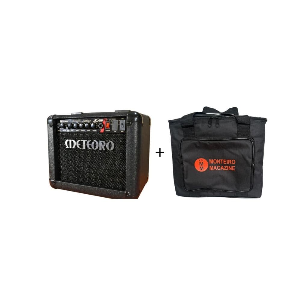 Amplificador meteoro space junior jr reverb guitarra + Bag avs amplificador brinde