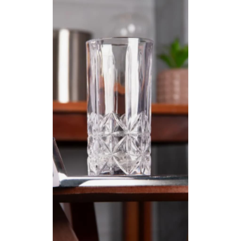 Jogo De Copos cristal Luxo 360 ml Transparente Modelo