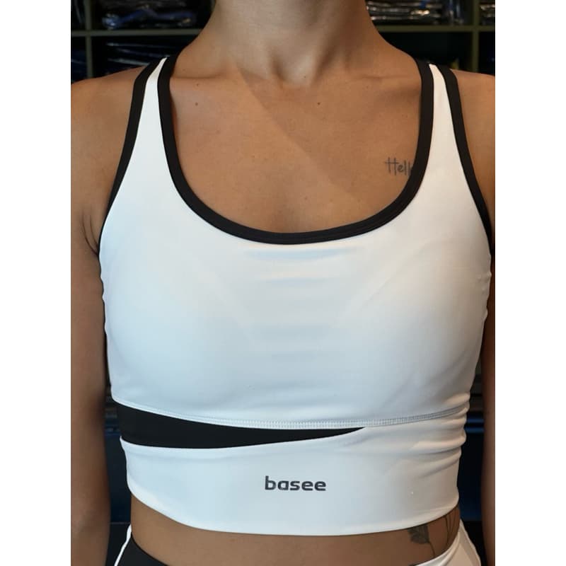 TOP BEACH TENNIS FEMININO BASEE | TOP ESPORTIVO FITNESS COM ALTA SUSTENTAÇÃO