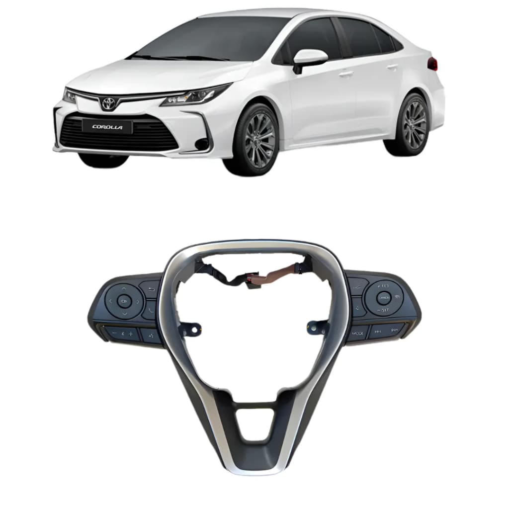 Comando De Som Corolla 2019 2020 Original Com Paddle Shift