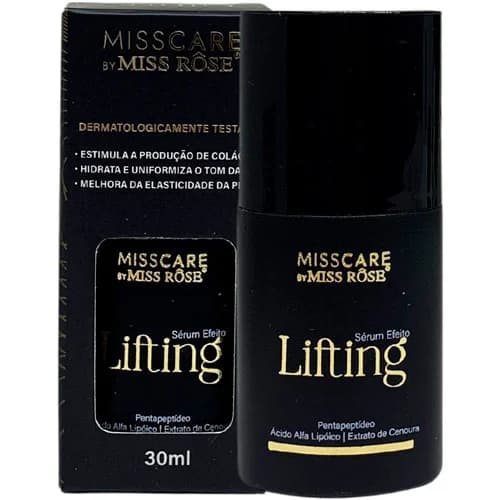 Sérum Efeito Lifting Miss Rôse Linha Miss Cara
