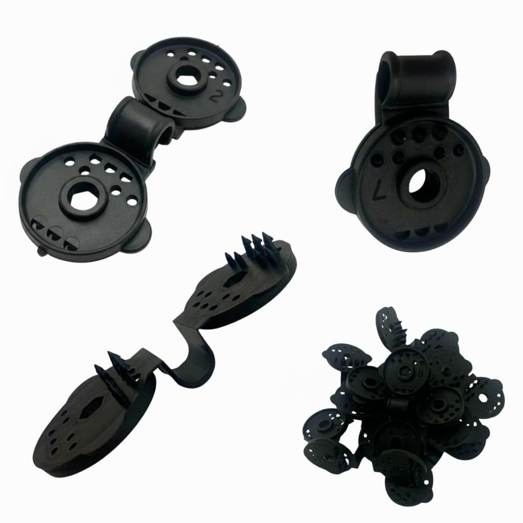 KIT com 10 Presilha Agroclip Tela Sombreamento Sombrite Construcao