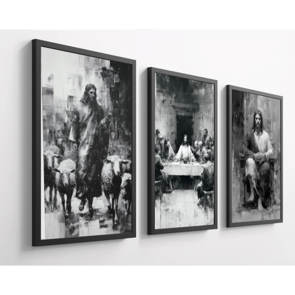 Quadros Decorativo Para Sala Quarto Escritório Cozinha Religioso Jesus Santa Ceia Para Parede Grande