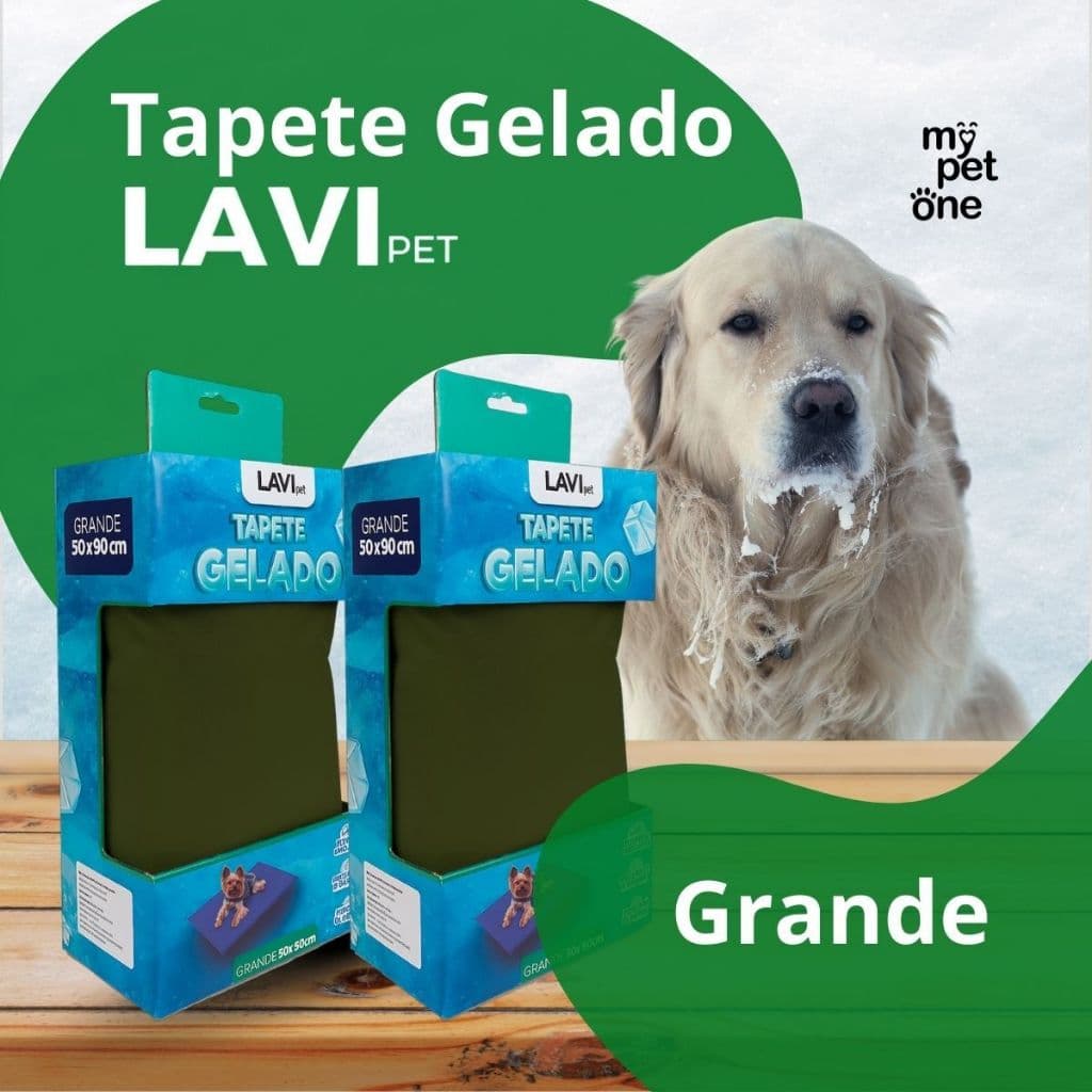 2 Tapete Gelado Grande Mypetone 90x50 para Cães - Verde Oliva