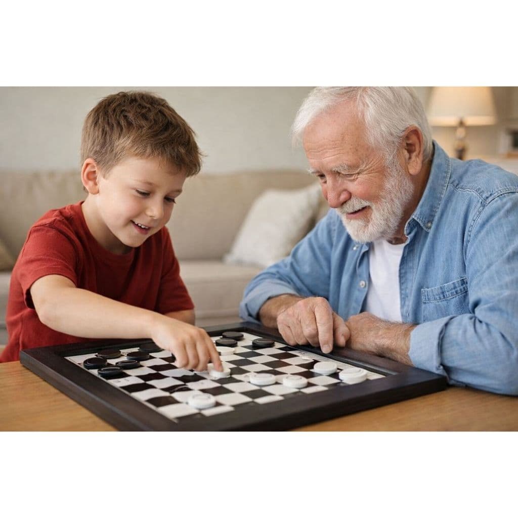 Jogo Dama Trilha Plástico 24x24cm 2 Em 1 Dutati Raciocínio