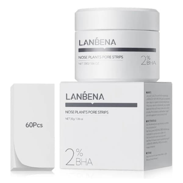 Lanbena Removedor de Cravos 30g + 60 Pcs Papel lambena