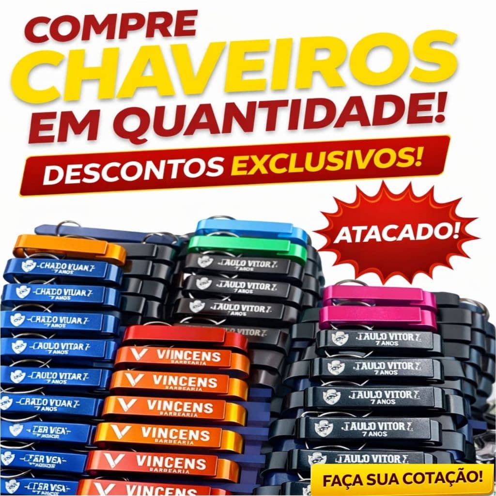 KIT 60/150-CHAVEIRO-ABRIDOR-FORMATURA-CHÁ-REVELAÇÃO-BRINDE-PERSONALIZADO-BRINDEEMPRESA-