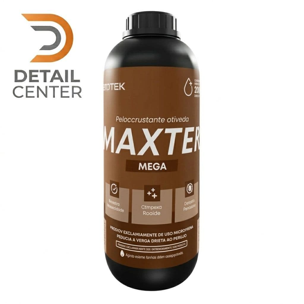 Maxtek Mega Autotek 1L – Desincrustante Alcalino para Limpeza Automotiva Pesada