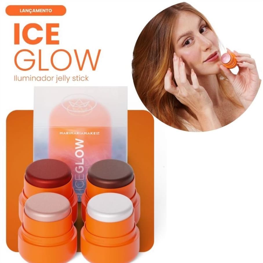 Iluminador Stick Ice Glow Mari Maria Make Up 10g