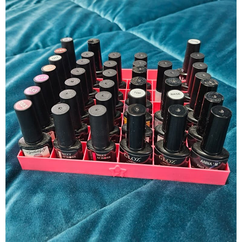 Organizador de Esmaltes 36 Espaços | Porta Esmalte Expositor | Suporte para 36 Esmaltes | Organizador de Maquiagem