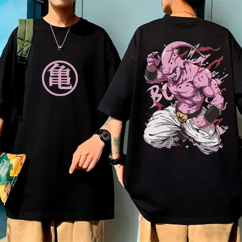 Camiseta Oversized Anime Vegeta Dragon Ball Goku Majin Estampada 100% Algodão Academia Treino UNNISEX Envio rapido