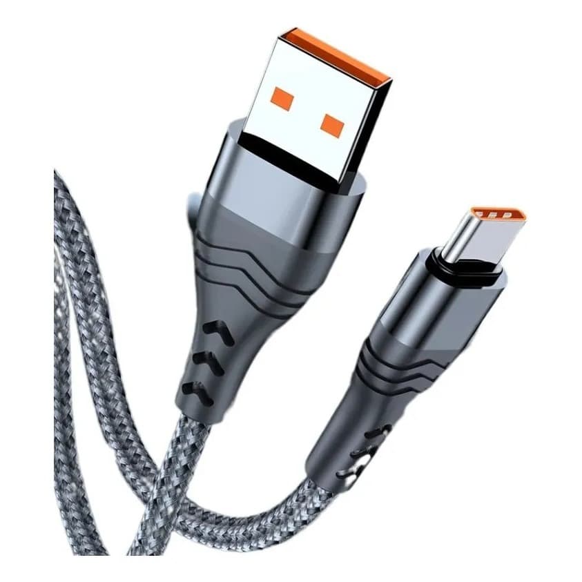 Cabo USB Tipo C Kapbom K315 1 Metro Carregamento Rápido 4.8A Alta Velocidade