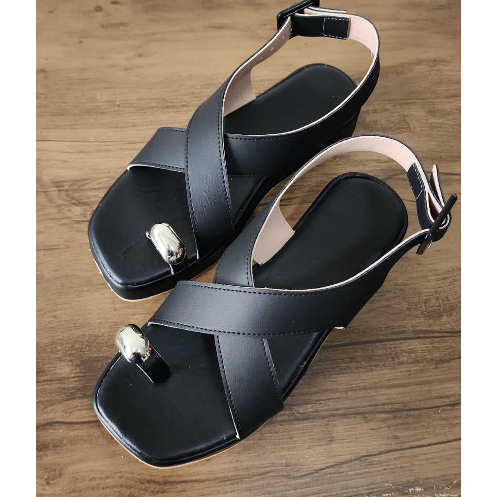 SANDÁLIA FLAT MODERNA CONFORTAVEL X DEDINHO