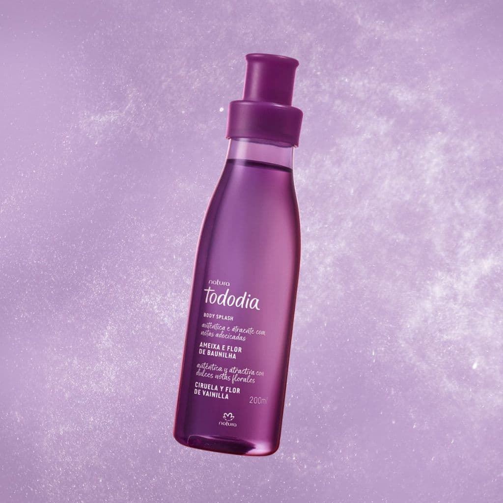 Doce, floral e marcante: Conheça a nova Body Splash  Ameixa e Flor de Baunilha