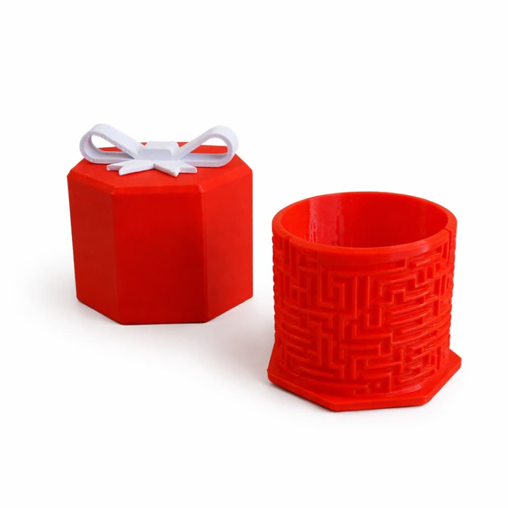 Caixa Presente Mistério Labirinto Secreto Puzzle Box Desafio 3D