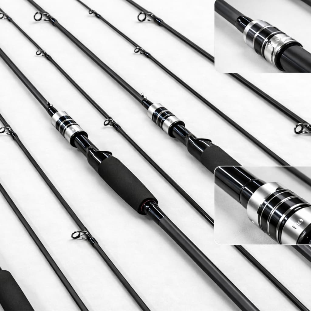 Vara Pesca Carretilha 1,65m Carbono 10-20lb Hook Keeper