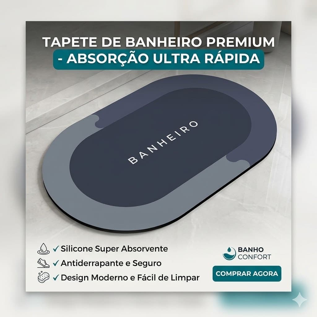 Tapete Antiderrapante Oval Banheiro Conforto Decoração Sortido Box Oval PVC Segurança Banho Cores
