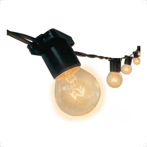 Varal de Luzes 10 Metros Externo Bivolt Cordão E27 Evento Varanda Quintal Para LED ou Incandescente