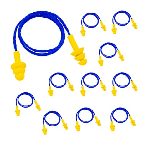 Protetor Kit 10 protetor Auricular Auditivo Silicone ouriclar Plug Tampões de Ouvido Antialérgico Com Cordão