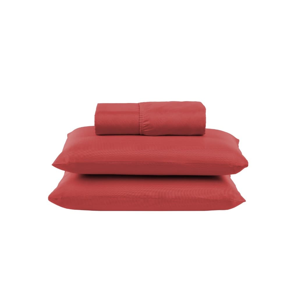 Lençol e fronha de casal tamanho queen para cama box de elástico 3 peças envio imediato na promoção