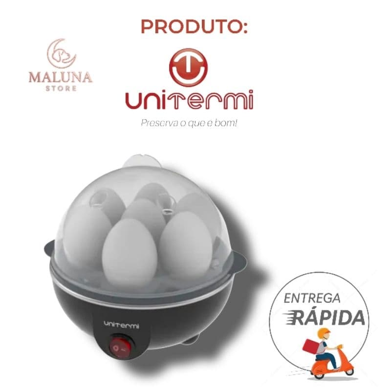 Cozedor de Ovos Unitermi 220/127V - Cozinha Até 7 Ovos No Ponto Certo