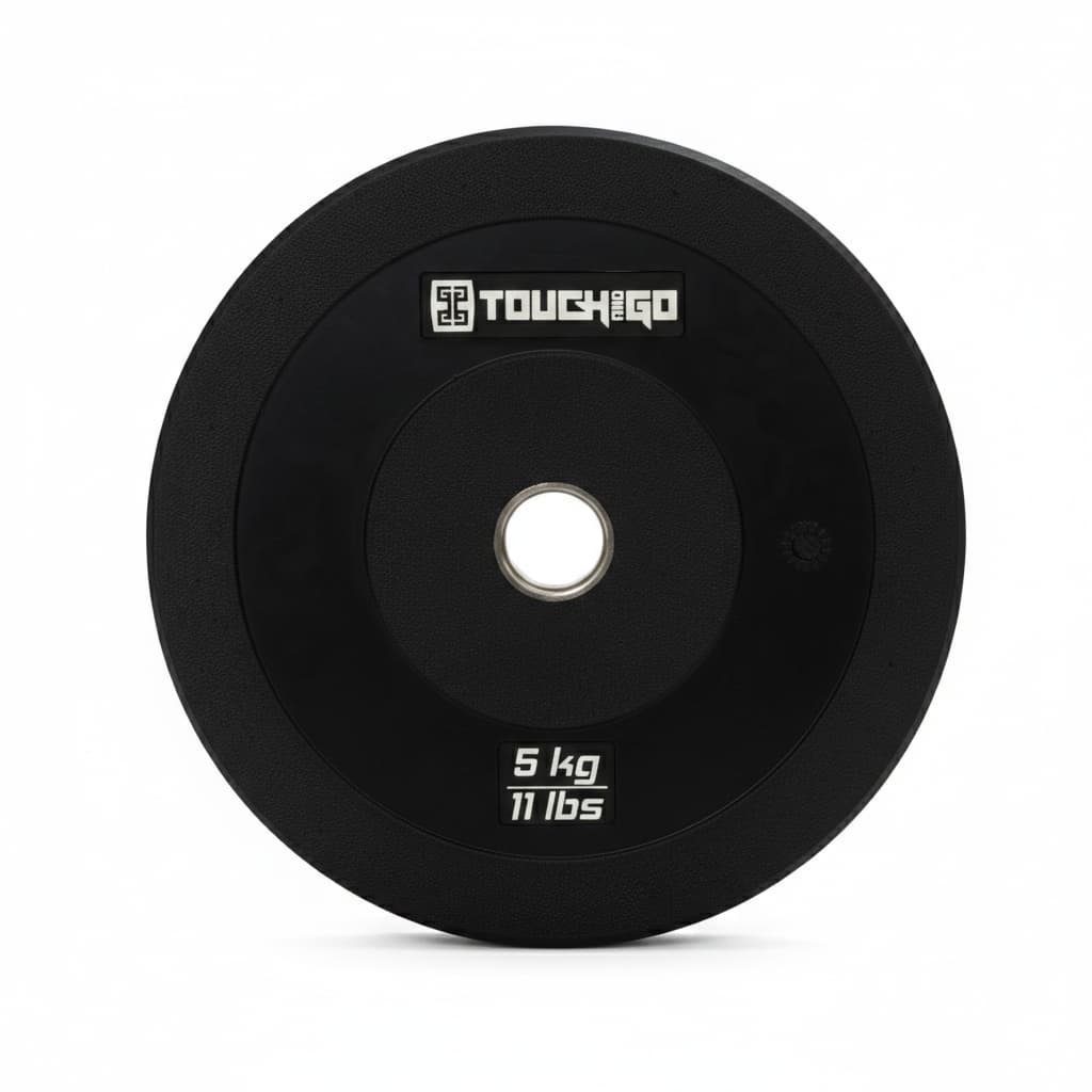 Anilha 5kg Bumper Profissional Olímpica Emborrachada Emborrachada Vulcanizada - (1 Unidade)