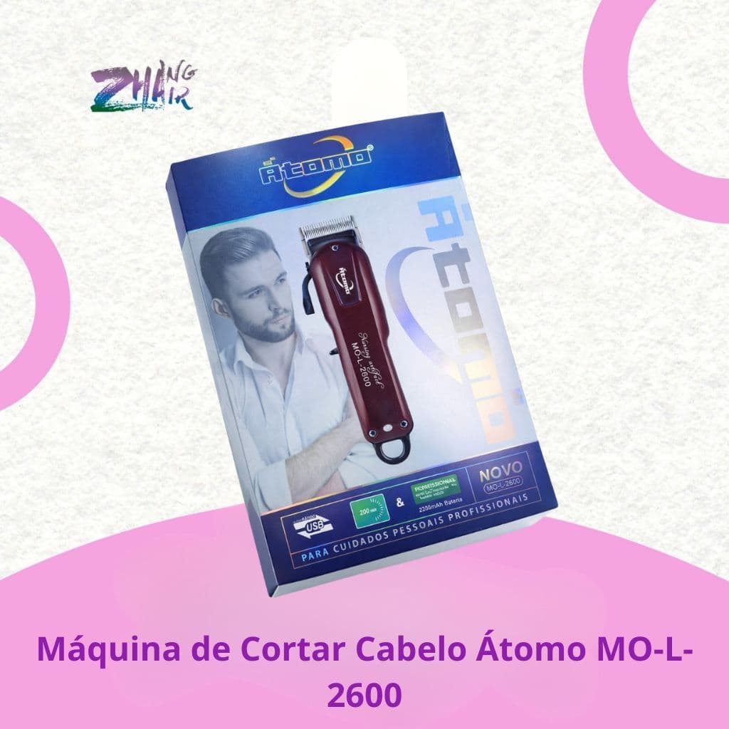 Máquina de Cortar Cabelo Átomo MO-L-2600