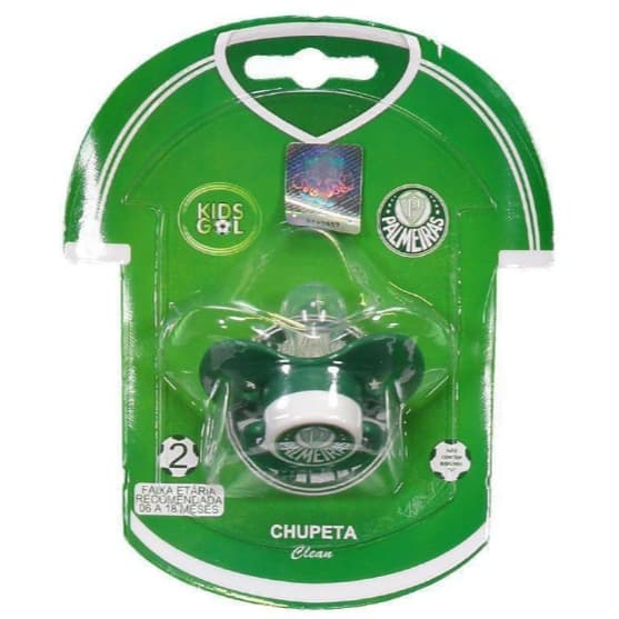 Chupeta Palmeiras Kids Gol Tam. 2 - Verde escuro