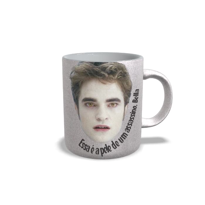 Caneca personalizada - Essa é a pele de um assassino, Bella Meme | Eggward |Engraçada | Presente | Edward Cullen