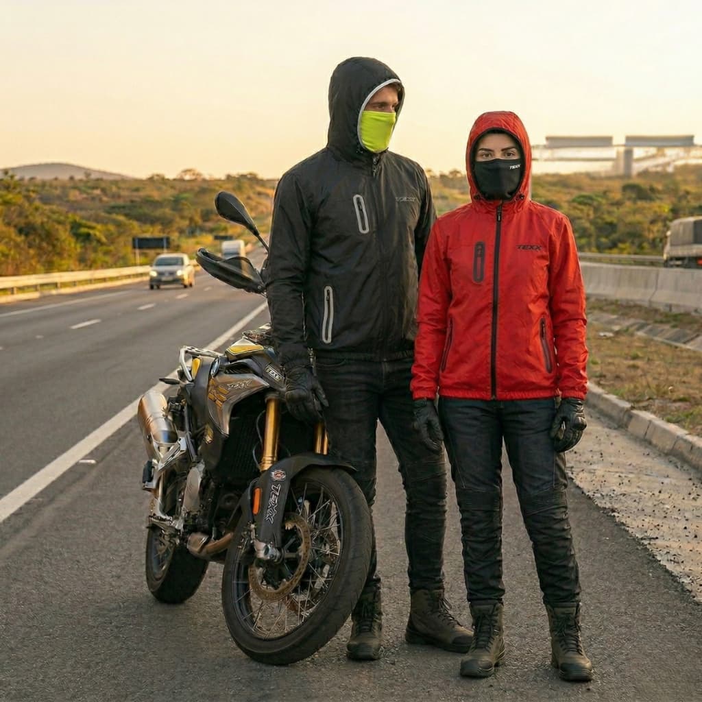 Jaqueta Corta Vento - Texx - Unissex - Impermeável - Moto - Bike