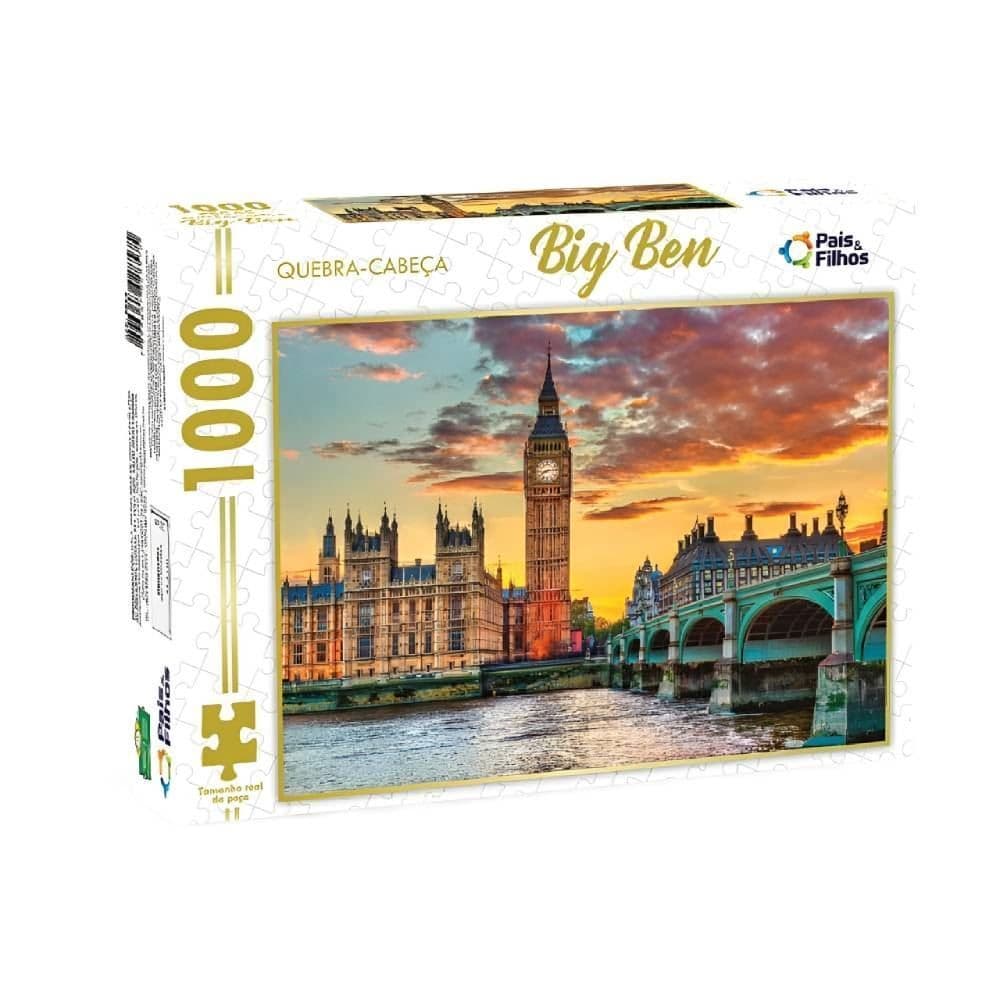Quebra Cabeça Big Ben 1000 peças - Pais e Filhos