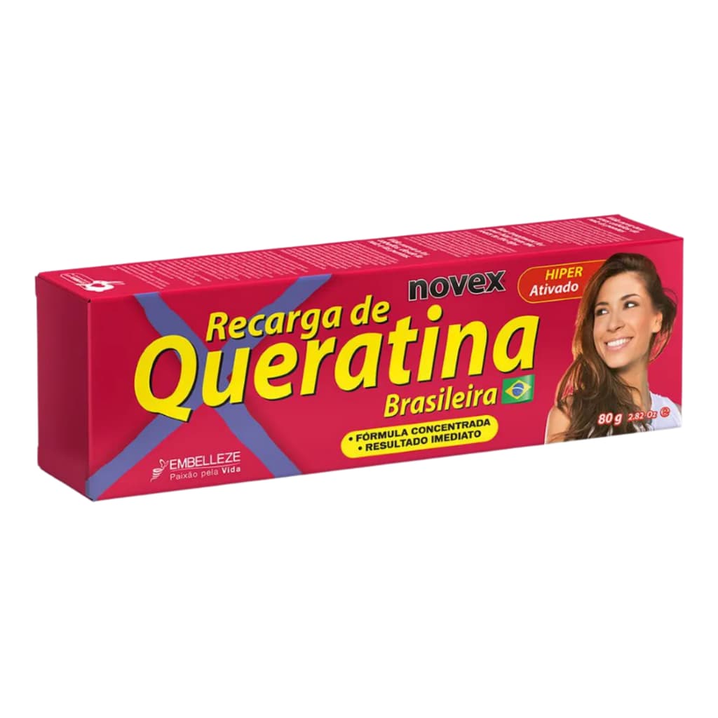 Recarga De Queratina Novex Brasileira 80g