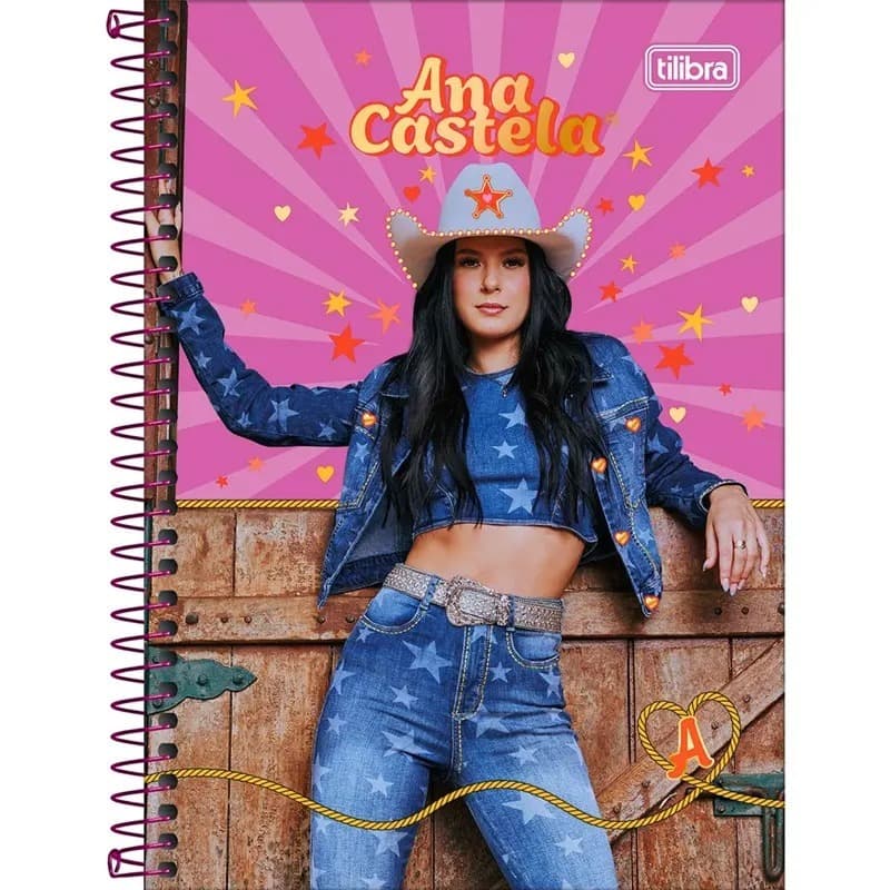 Caderno Univ. 10 Matérias Ana Castela Connect 160 Folhas – Tilibra