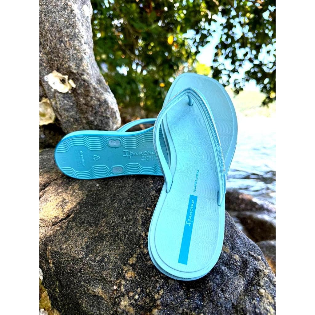 Chinelo Feminino Ipanema Glow Azul Conforto Estilo Antiderrapante Original