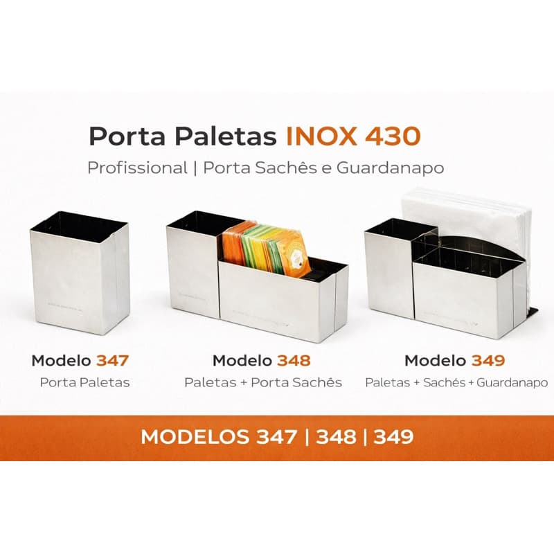 Porta Paletas / Sachês e Guardanapo | Organizador Café Bar Modelos 347 348 349 Para Mais Quantidade Chama no Chat