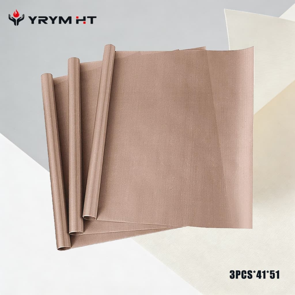 3pcs de Thermal Press Pad Teflon para Artesanato Antiaderente de Alta Temperatura para Assar 41x51cm