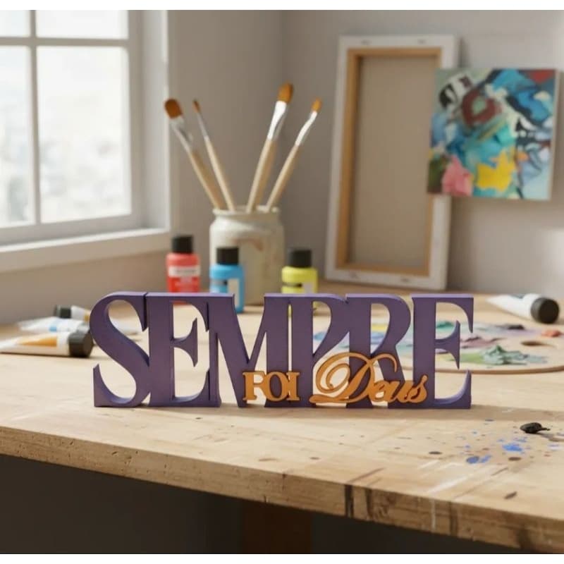 Presente Enfeite Decoração Sempre Foi Deus