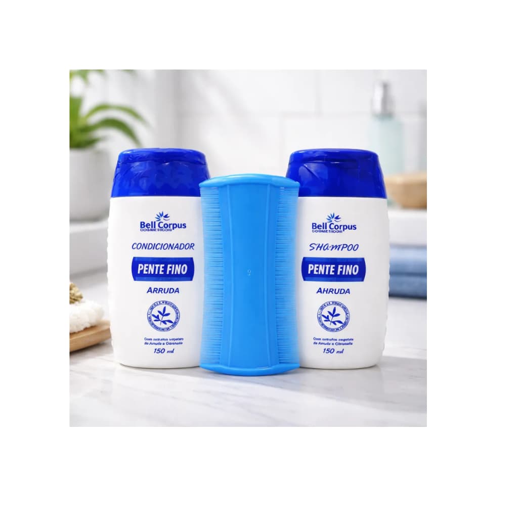 Kit Bell Corpus Shampoo Condicionador + Pente Brinde