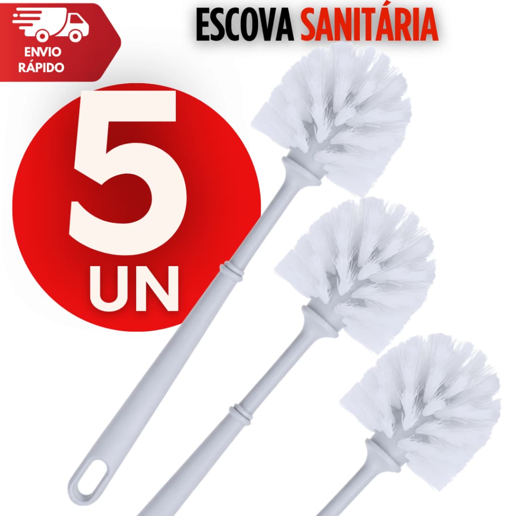 Utilidades Escovas Sanitária Para Vasos Limpeza do Banheiro Cerdas Resistentes Higiênica Durável