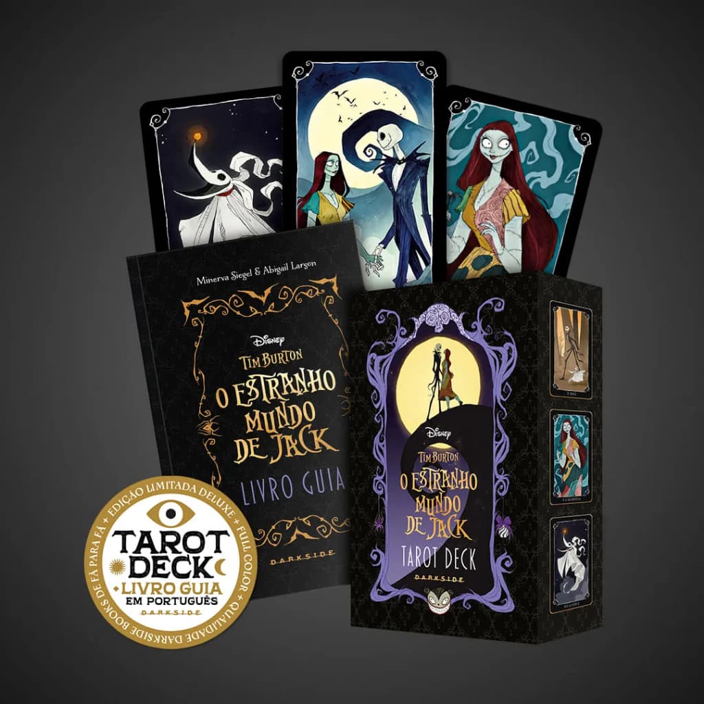 Livro O Estranho Mundo De Jack - Tarot Deck, De Minerva Siegel, Editora Darkside, Capa Dura