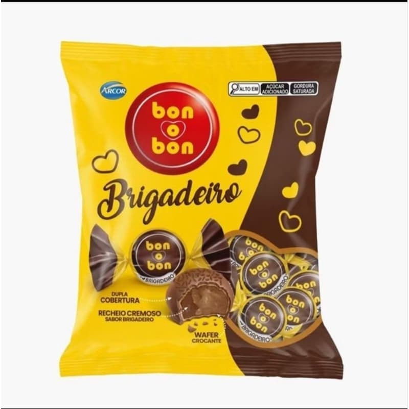 Bombom bon o bon 750g brigadeiro.50un.festas
