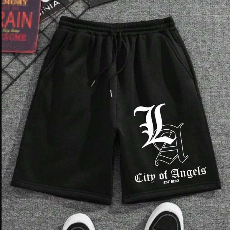 Short Bermuda Moletom Musculação Algodão Streetwear Casual Treino Academia