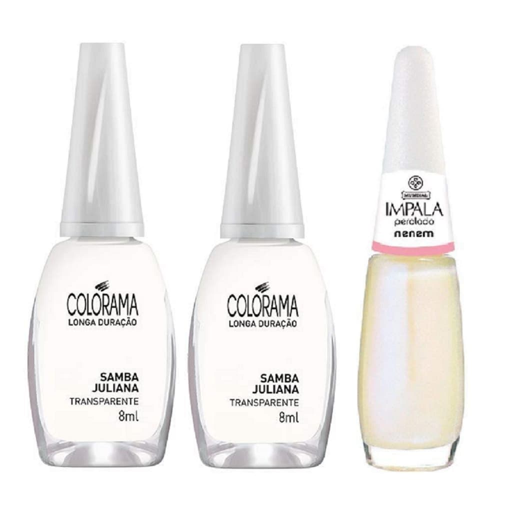 2 Esmaltes Colorama Samba Juliana + Impala Neném