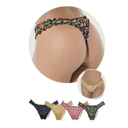 Calcinha Fio Dental Frufru DeMillus 051651
